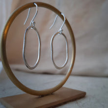 Load image into Gallery viewer, Organic Oval Drop Earrings - Made To Order
