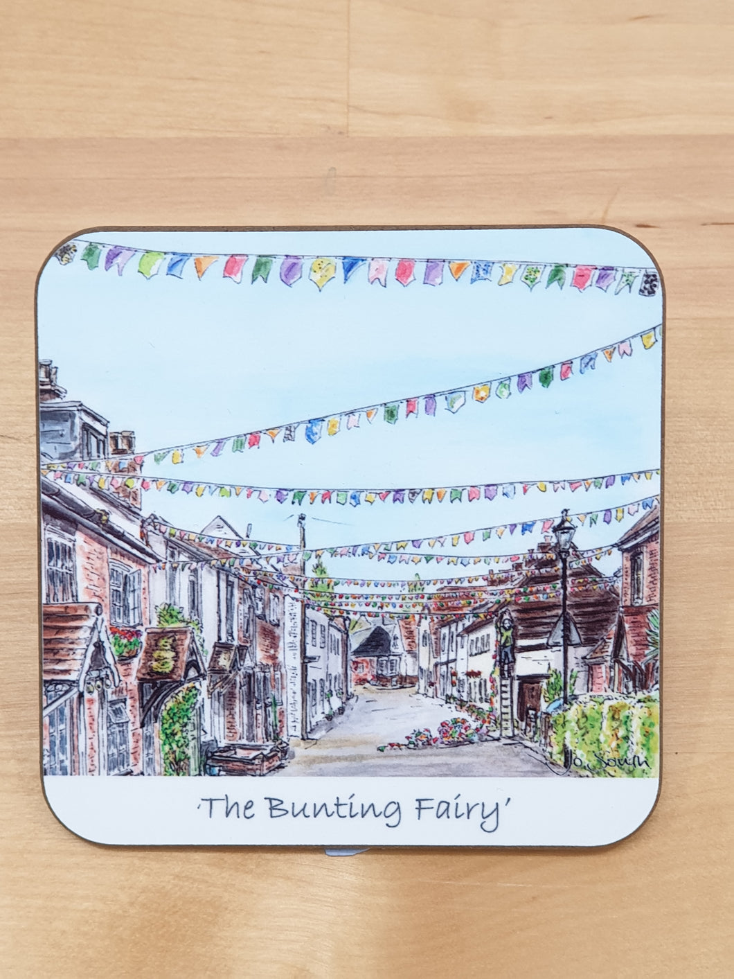 The Bunting Fairy Coaster