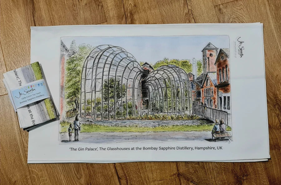 'The Gin Palace' at the Bombay Sapphire Distillery 100% Cotton Tea Towel