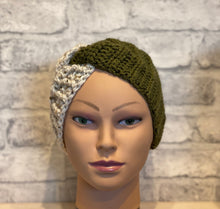 Load image into Gallery viewer, Perky Puffin Adult Hand Made Crochet Head Warmer
