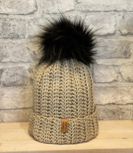 Load image into Gallery viewer, Perky Puffin Adult Hand Made Crochet Beanie Hat
