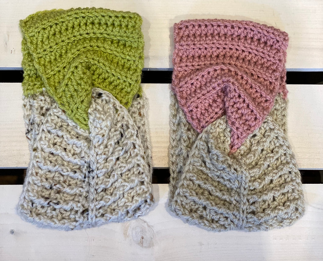 Perky Puffin Adult Hand Made Crochet Head Warmer